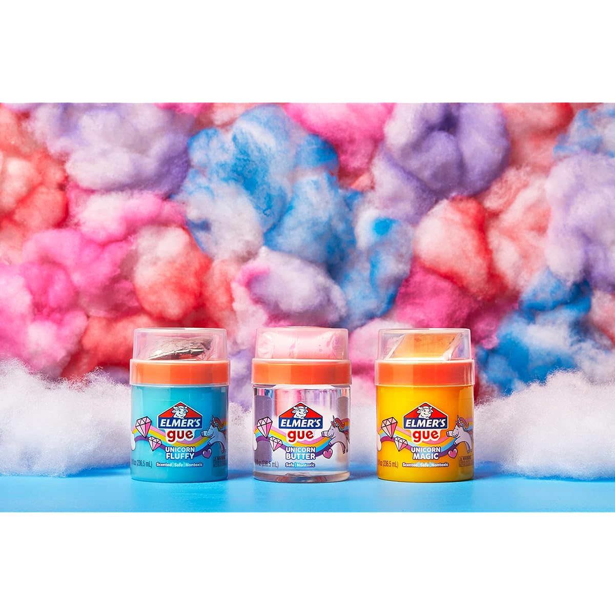 Elmer's Premade Slime 3/Pkg-Unicorn -E2122918