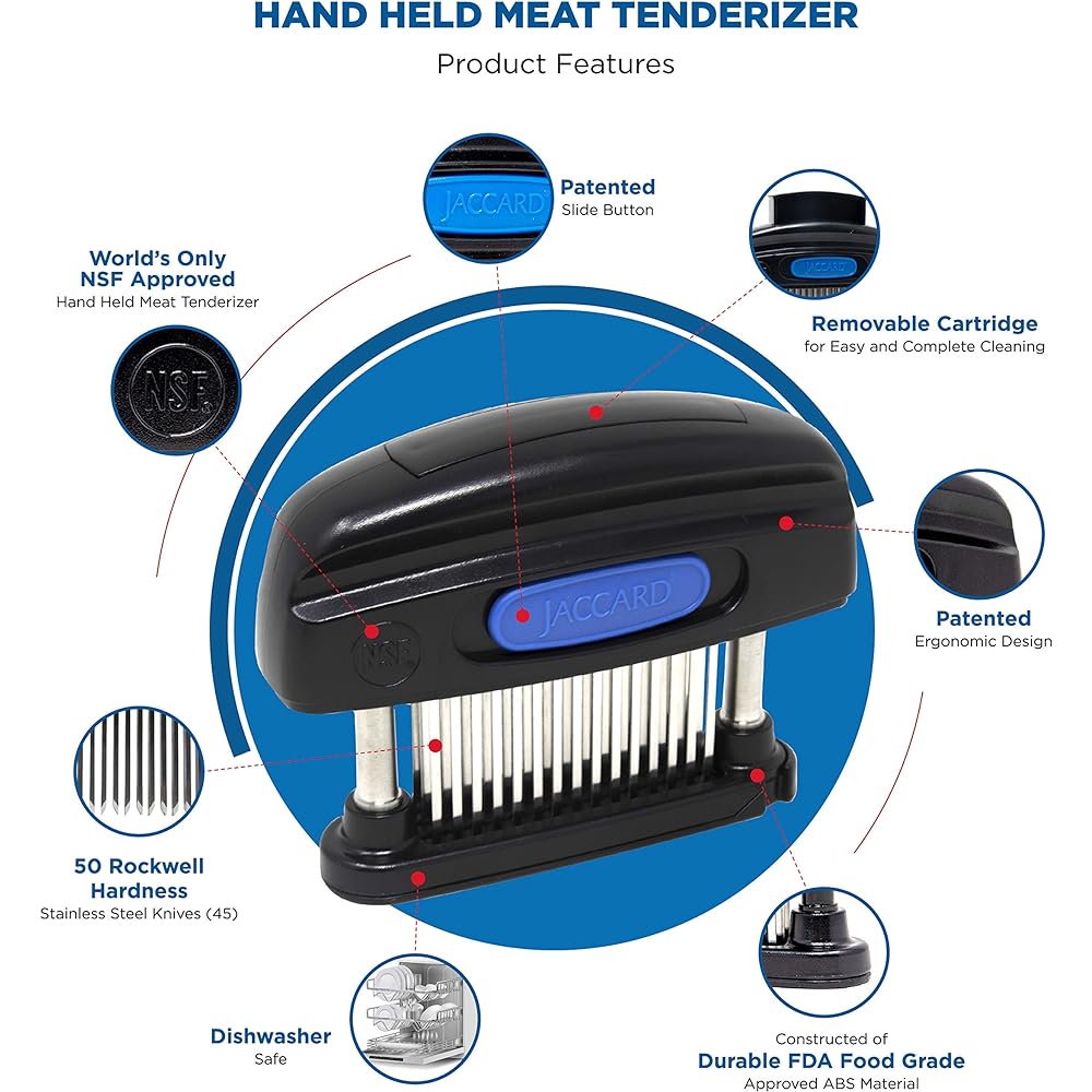 Jacquard New Meat Tenderizer 3-blade specification