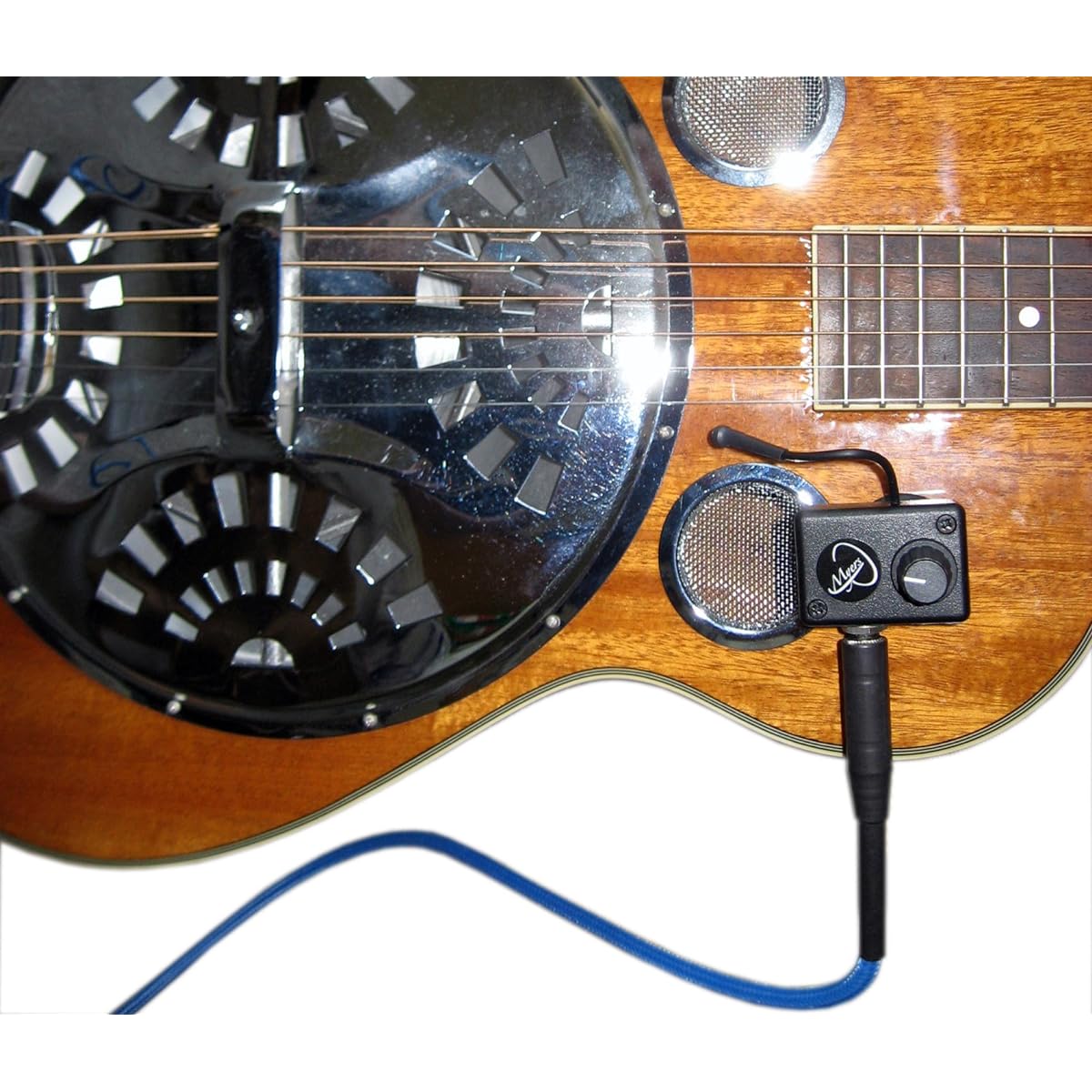 RESONATOR GUITAR PICKUP with FLEXIBLE MICRO-GOOSE NECK by Myers Pickup ~ See it in ACTION! Copy and paste: myerspickups.com Acoustic Guitar Acoustic Guitar (Parallel Import)