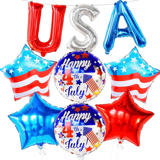4th July foil balloon set