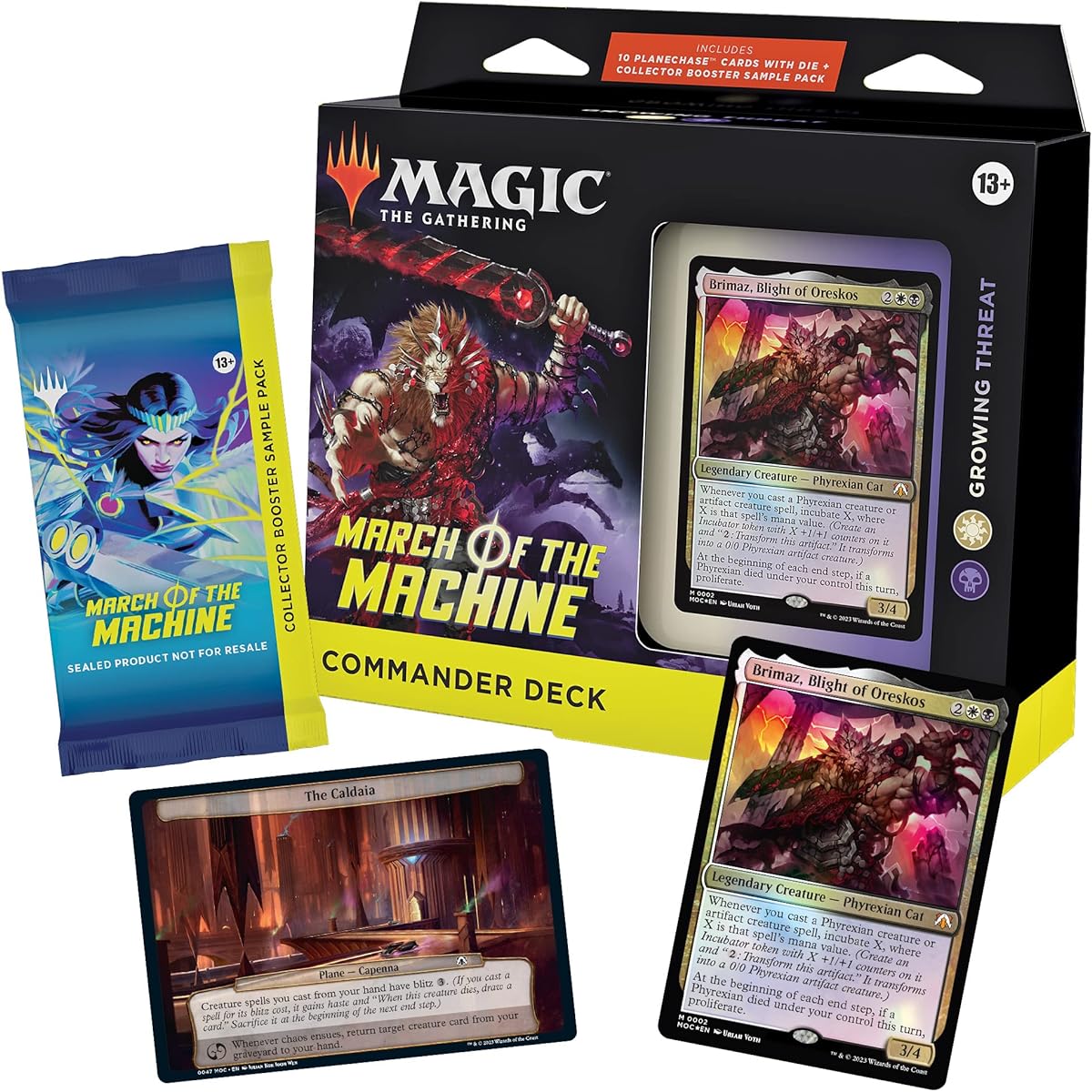 Magic: The Gathering Machine Commander Deck 1 + Collector Booster Sample Pack
