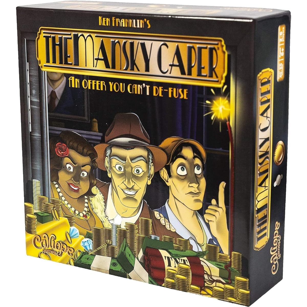 The Mansky Caper - Family Board Game for 2-6 Players