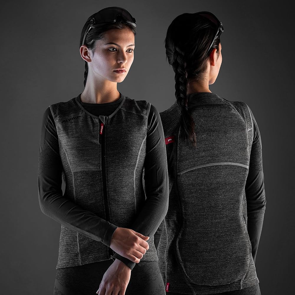 ALPINA Ski Snowboard Protector Women's Back Vest Type Wool Material PROLAN WOMEN VEST
