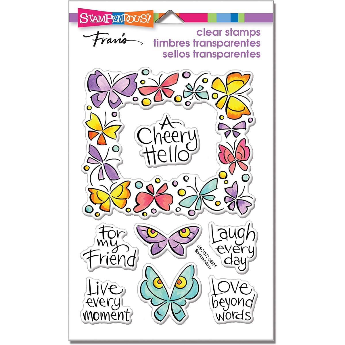 Stampendous Clear Stamp StampND FRM Wing Frame