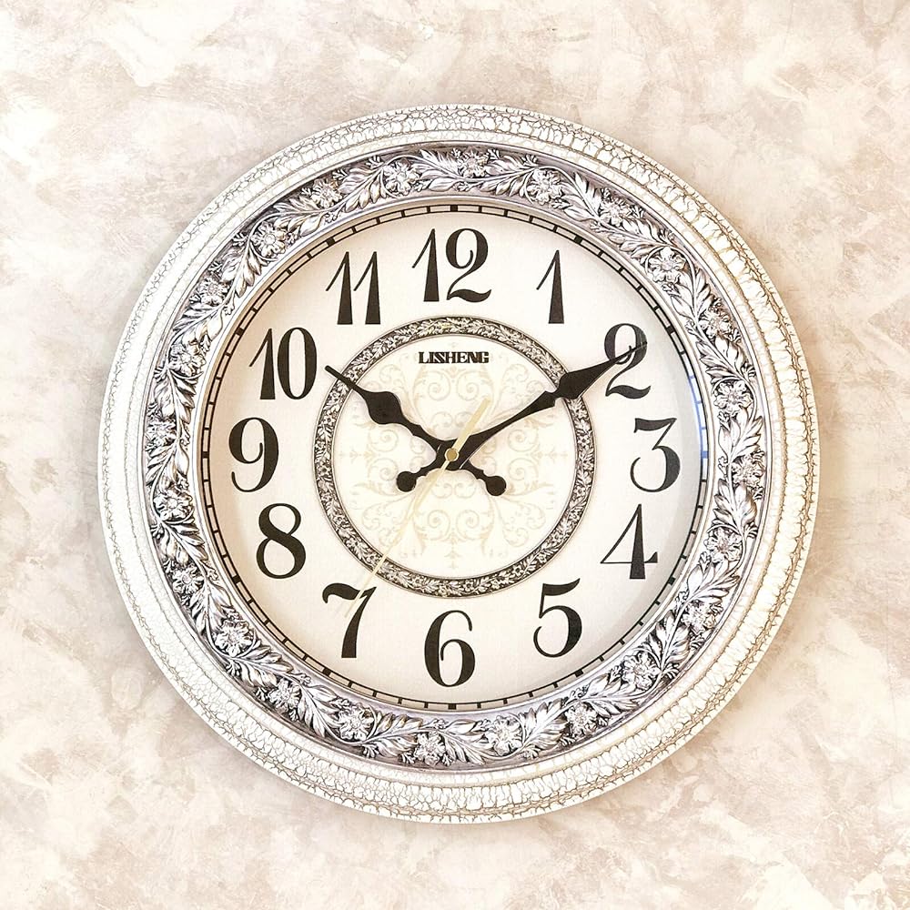 [Wall Clock] Victorian Palace Wall Clock (Round) White