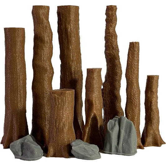 Redwood Tree Set 2 - 28mm Game Terrain