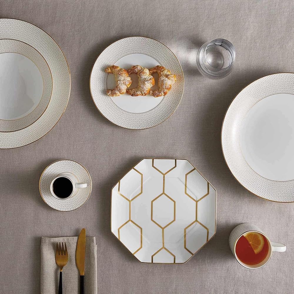 [Regular Imported Product] Wedgwood Geo Gold Plate Dish Approx. 28cm Wedding Gift Present 40007539