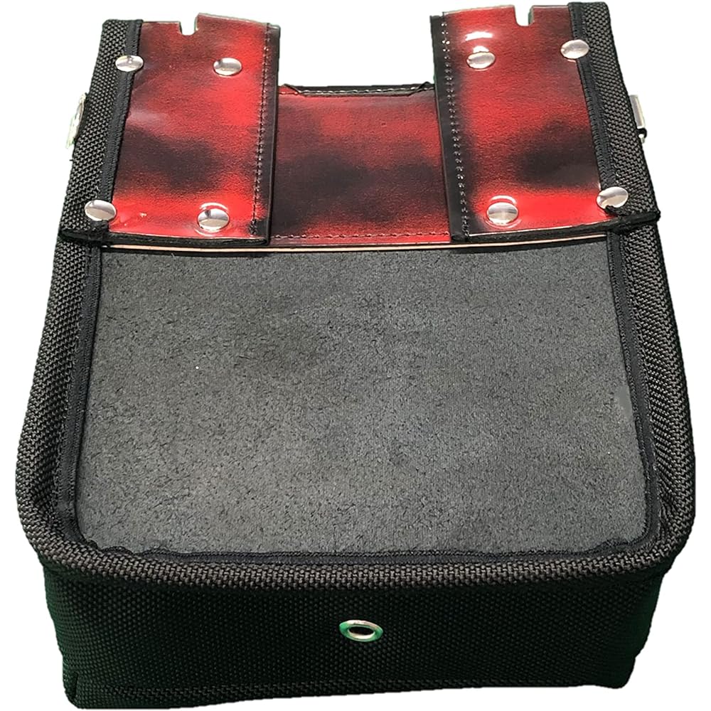 Knicks 2-way type advanced glass leather 2-tier waist bag ADV-201TB-R (ADV-201TB-RN)