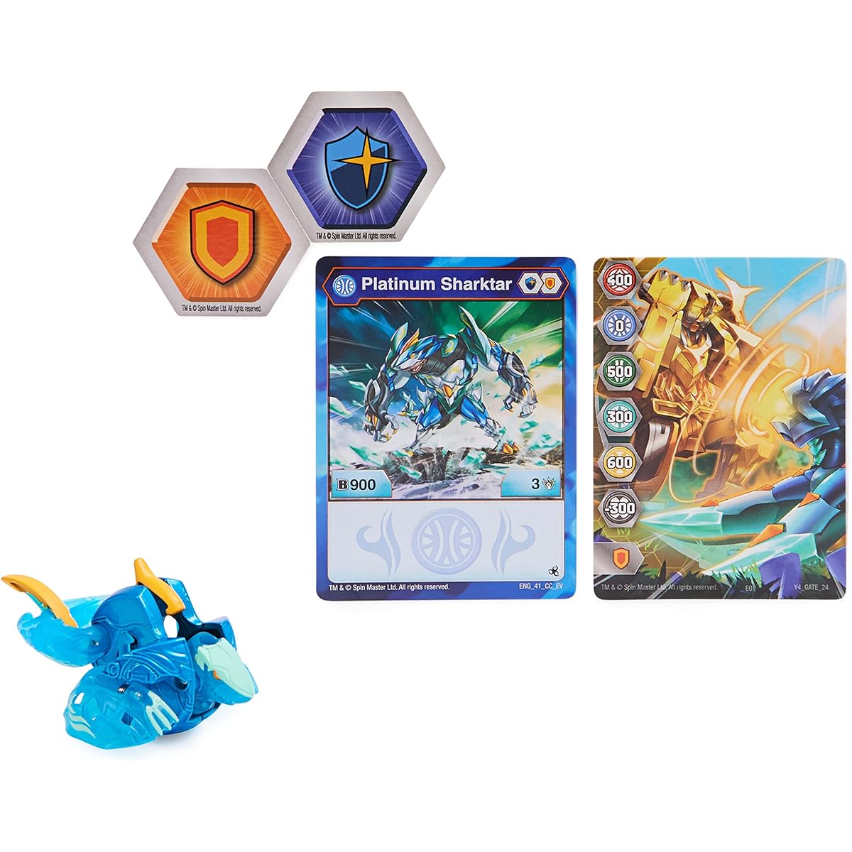 Bakugan Evolution 2022 Platinum Series Diecast Aquos Sharkta