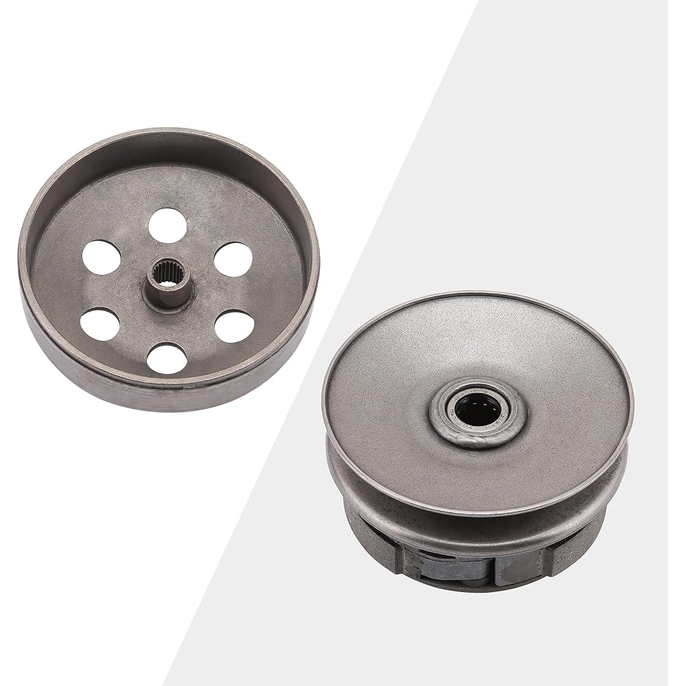 GOOFIT Complete Clutch Assembly Rear Clutch Replacement GY6 49cc 50c 139QMB Scooter Taotao Sunl