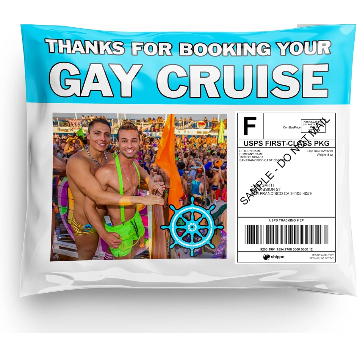 Beersy Gay Cruise Prank Package: Perfect gift for Father's Day, hilarious pranks and gags.