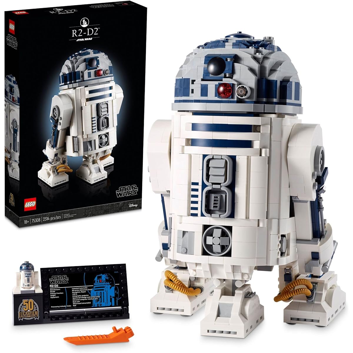 LEGO Star Wars R2-D2 75308 Collectible Building Toy 2021 (2,314 Pieces)