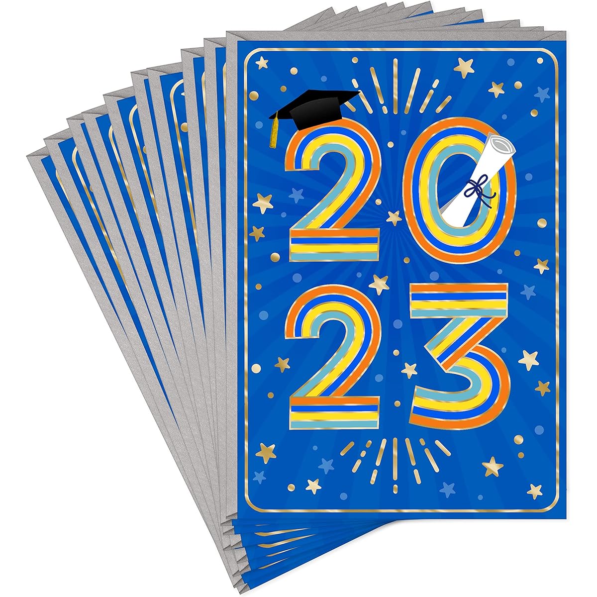 Hallmark Graduation Cards with Envelopes, Set of 10 (Class of 2023)