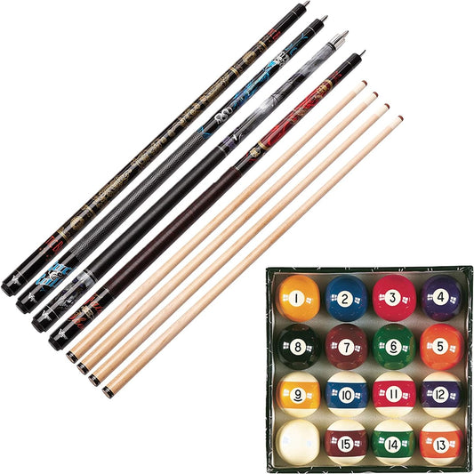 Viper by GLD Products Billiard Master Pool Ball Set Viper Underground Fatal Shot Cue Viper Underground Rock & Roll Cue Viper Underground Celtic Blood Cue Viper Underground Raven Cue Muti