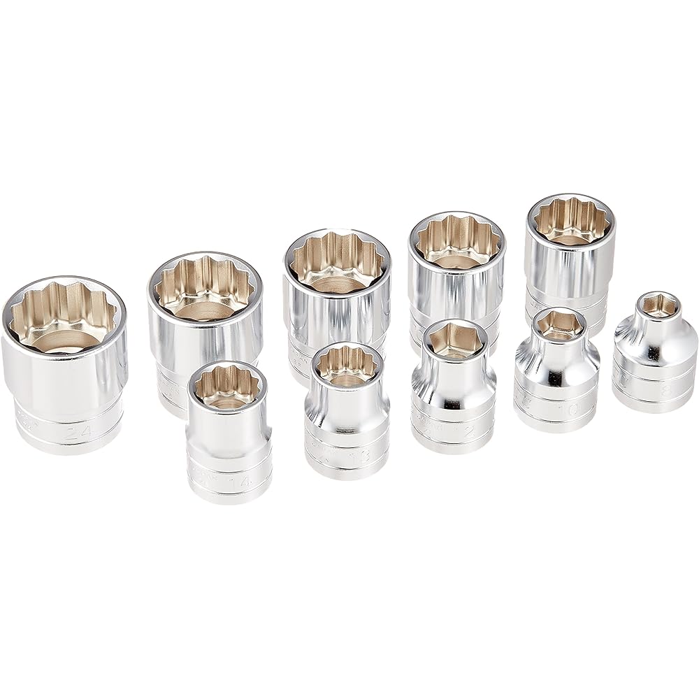 Kyoto Machinery Tools (KTC) Socket Set TB410XE Drive Angle: 12.7mm 10 pieces 1 set