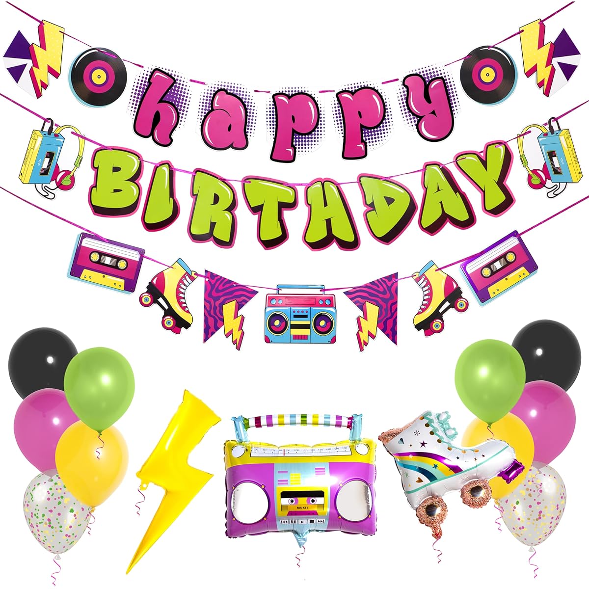 Pirese Hip Hop Birthday Banner