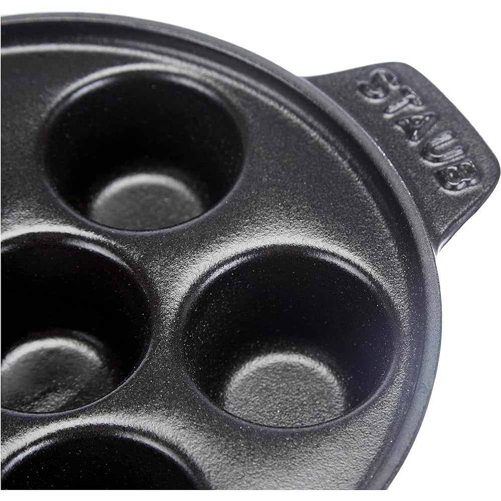 staub "Escargot Dish" Cast Enamel [Authorized Japanese Product] Snail dish with 6 holes 40509-550