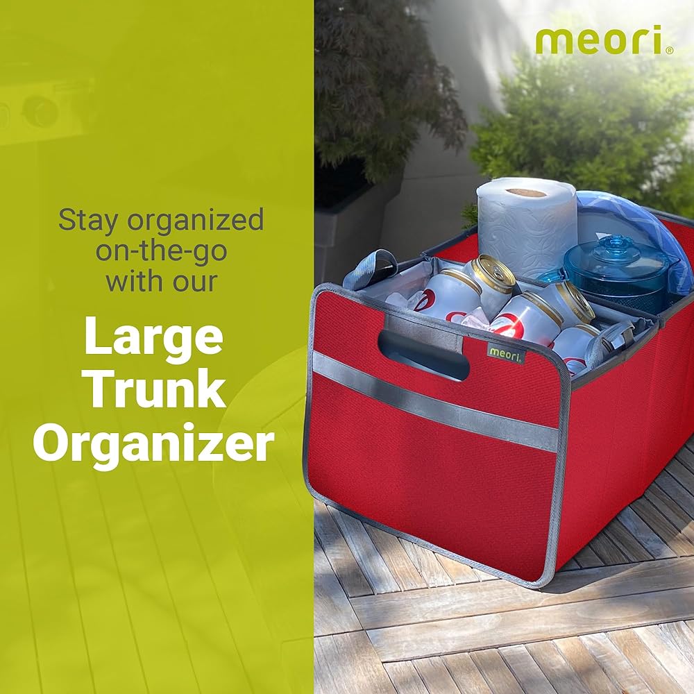 meori storage box classic solid red L A100019