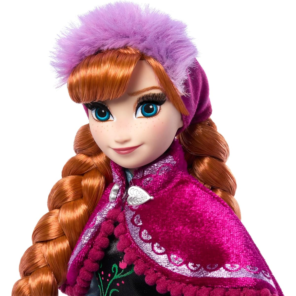 Mattel Disney Frozen Anna and Elsa Collector Celebrating 100 Years of Wonders Disney Frozen Movie Kids Collectible Gift, HLX70
