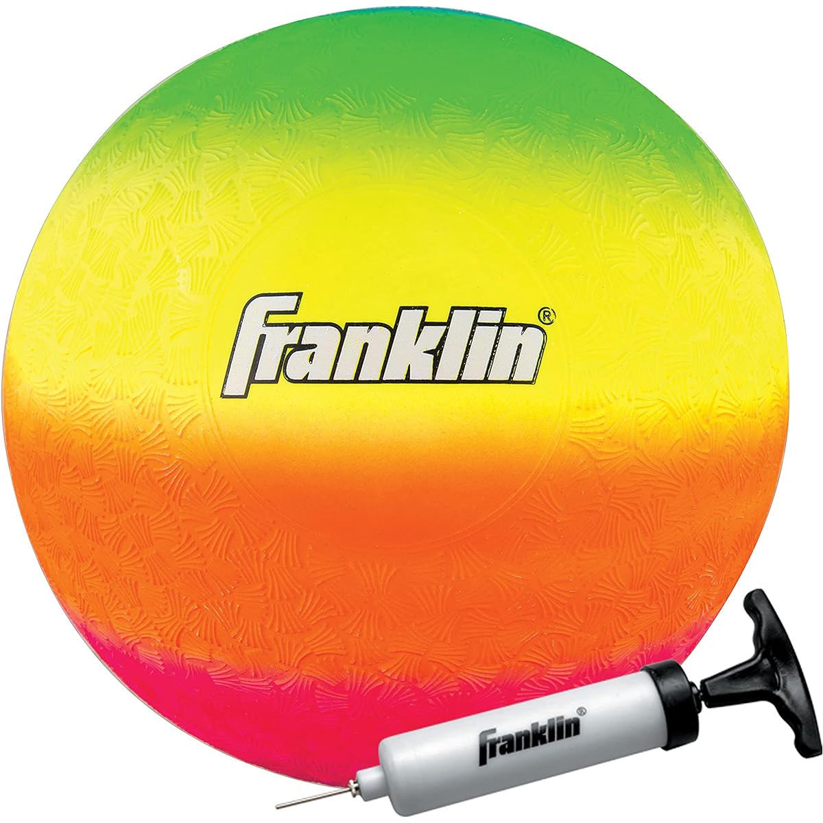 Franklin Sports VIBE Kids Sports + Playground Balls - Indoor + Outdoor Kids Basketball, Soccer Ball, Volleyball + Playground Balls - Rainbow Mini Sports Balls for Kids - Perfect for All Outdoor Games