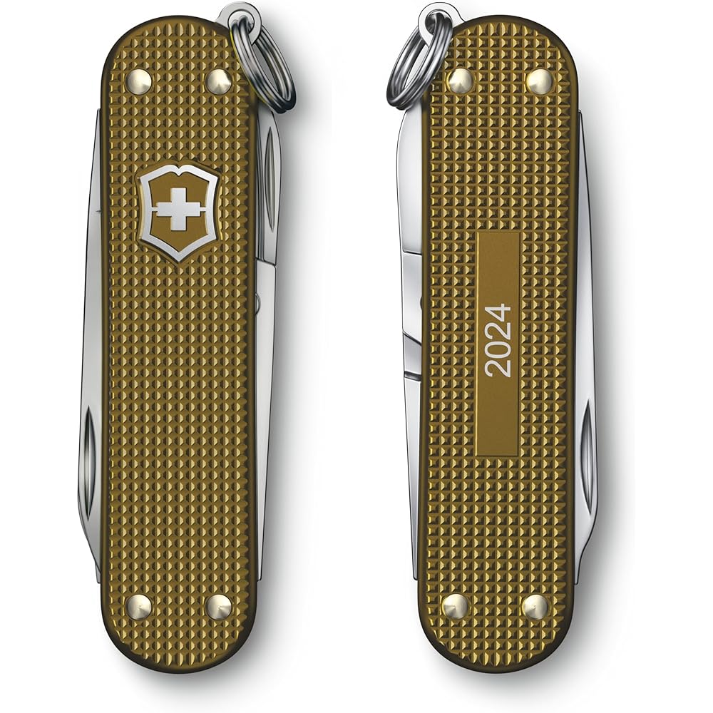 VICTORINOX ALOX Limited Edition 2024 Swiss Army Knife Multifunctional Knife Outdoor Camping Swiss Made Multitool Present Gift Easy to Carry Jutoku Knife Universal Knife [Domestic Genuine Product]