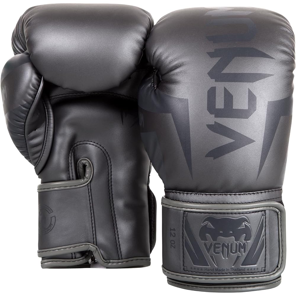 VENUM Boxing Gloves Elite Elite (Gray/Gray)