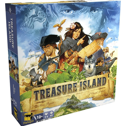 Matagot TRI01 Treasure Island Multicolor