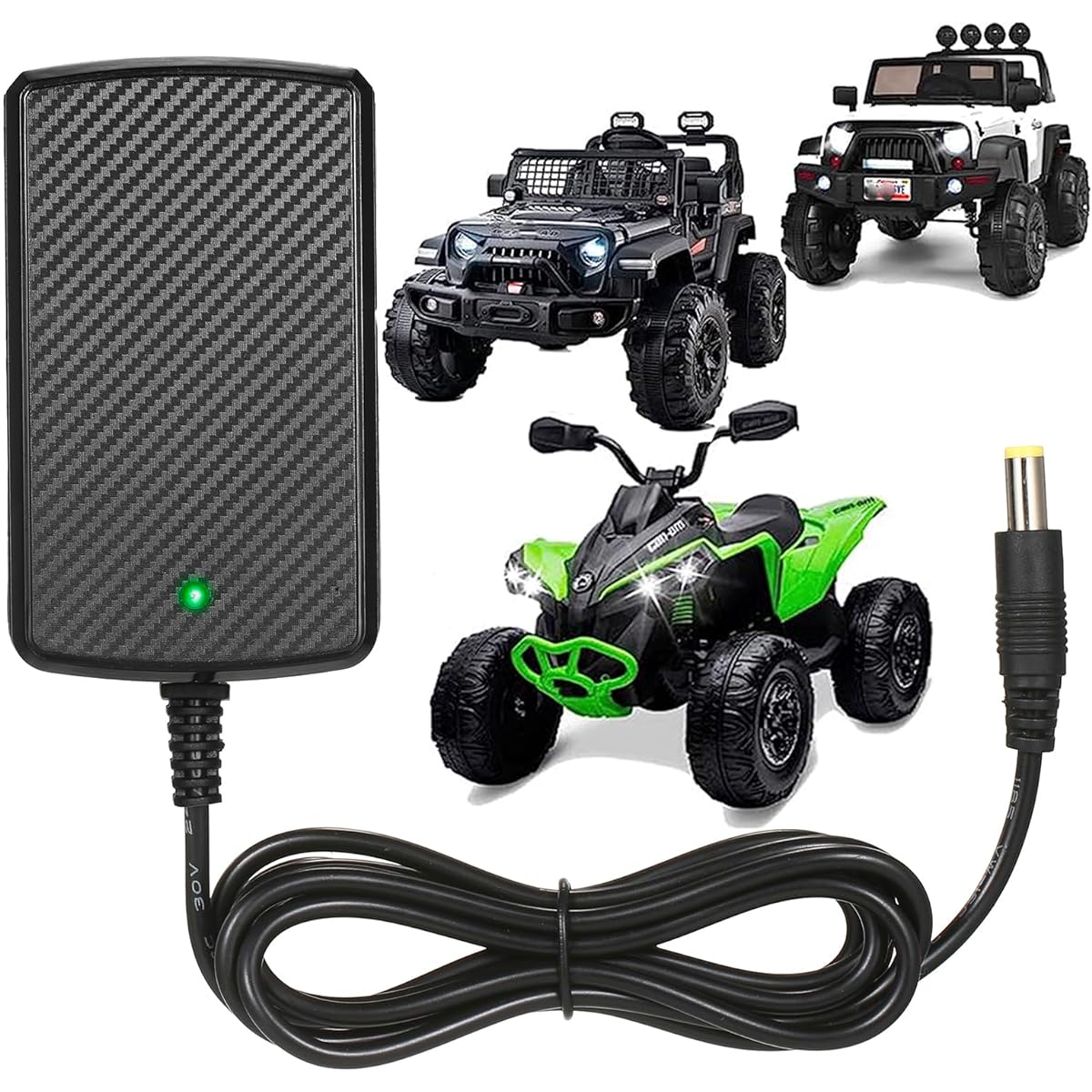 venshun 24V Charger Kids Car Toy 24 Volt Battery Charger Best Choice Products Wrangler SUV Kids Trucks Dynacraft Toy Car 24V Universal Charger Kids Electric Battery Power