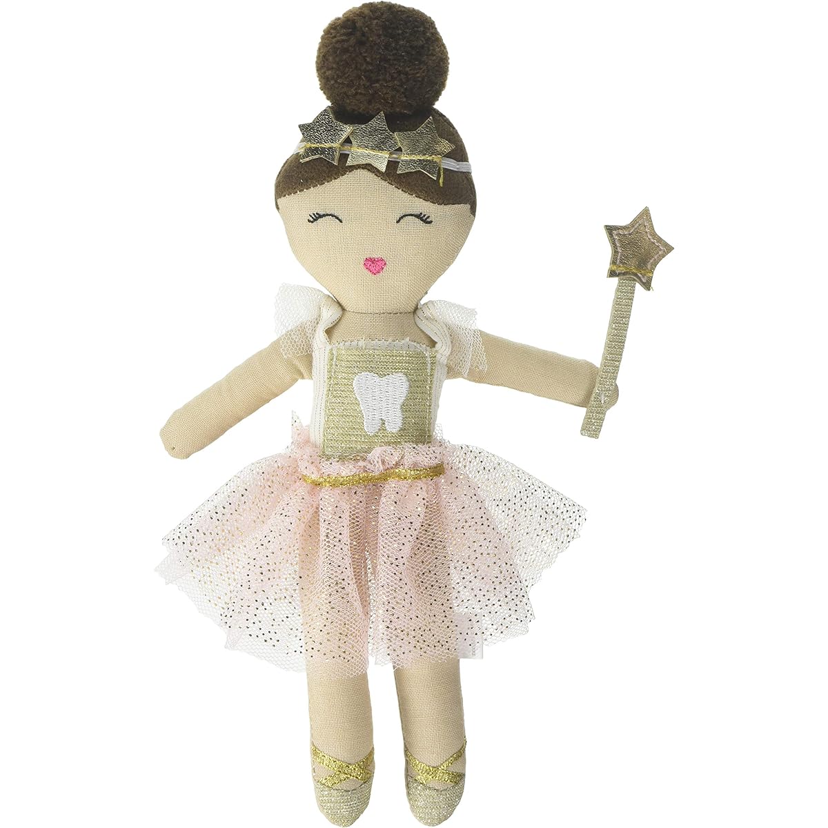 Mud Pie Ballerina Tooth Fairy Doll 9x4" (Pack of 1)