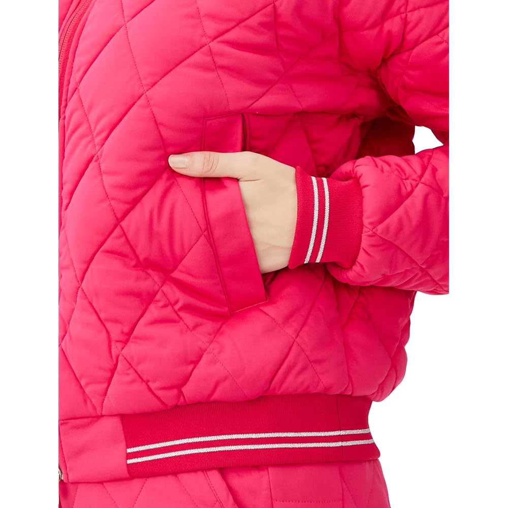 [Callaway] Women's Water Repellent Full Zip Filled Blouson (Star Stretch: Stretchable/Windproof) / Outerwear Golf / C23215203