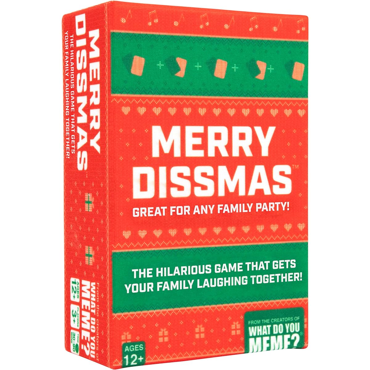 Merry Dissmas - Hilarious Family Holiday Party Game - What Do You Meme? Family Red One Size MD469