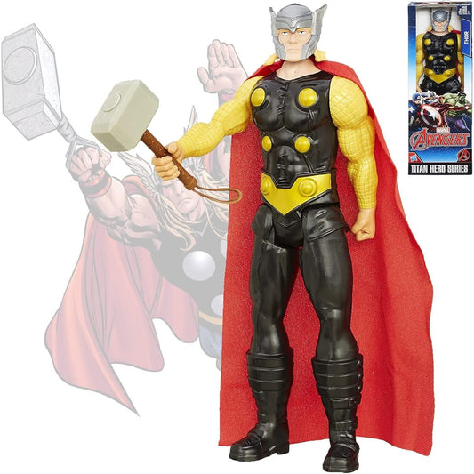HASBROSERIES Titan Hero Series 12-inch Thor Action Figure with Hammer