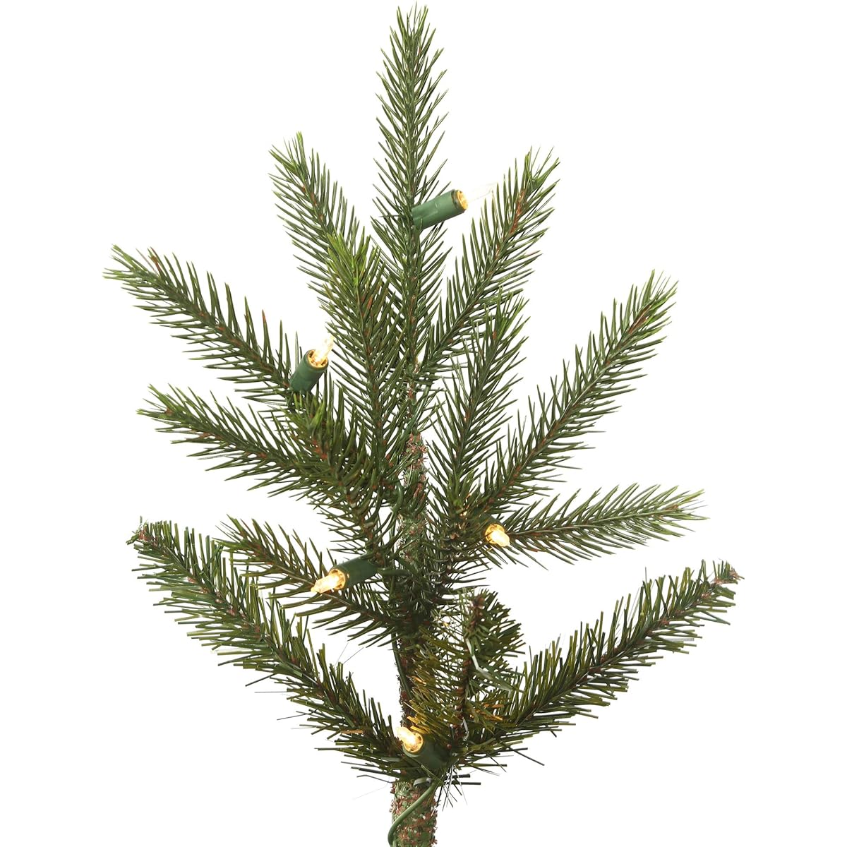 Vickerman 7.5ft Fresh Fraser Fir Artificial Christmas Tree with Clear Duralite Lights for Seasonal Indoor Decor