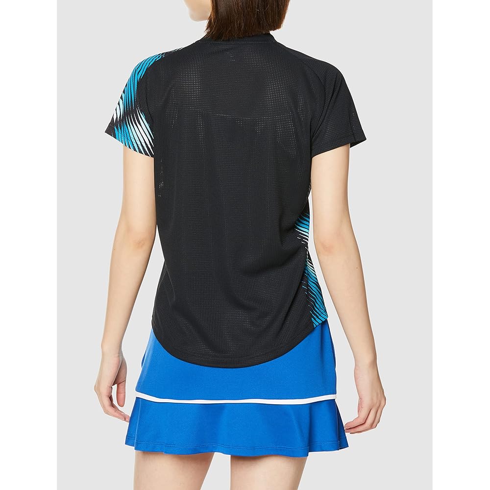[Mizuno] 62JAA201 Women's Tennis Wear Dry Aeroflow Game Shirt Short Sleeve Highly Ventilated Easy to Move