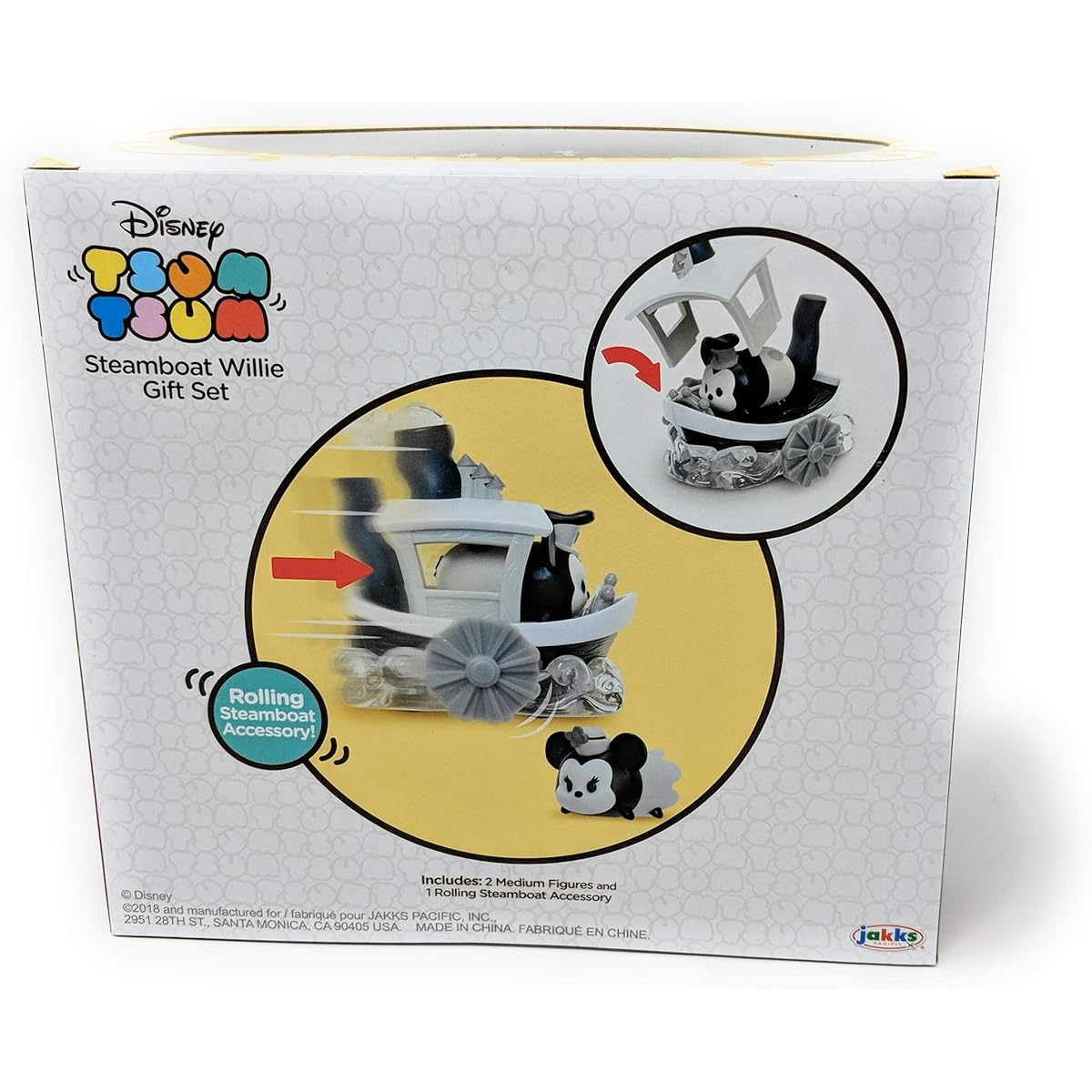 Tsum Tsum Disney Steamboat Willie Gift Set - Mickey 90 Years