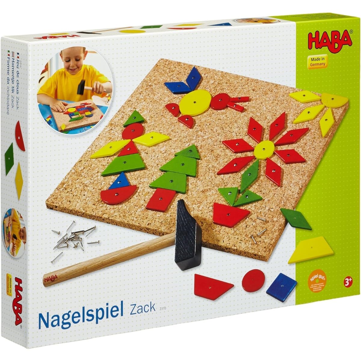 HABA Wooden Nail Hammering Rucksack HA2310