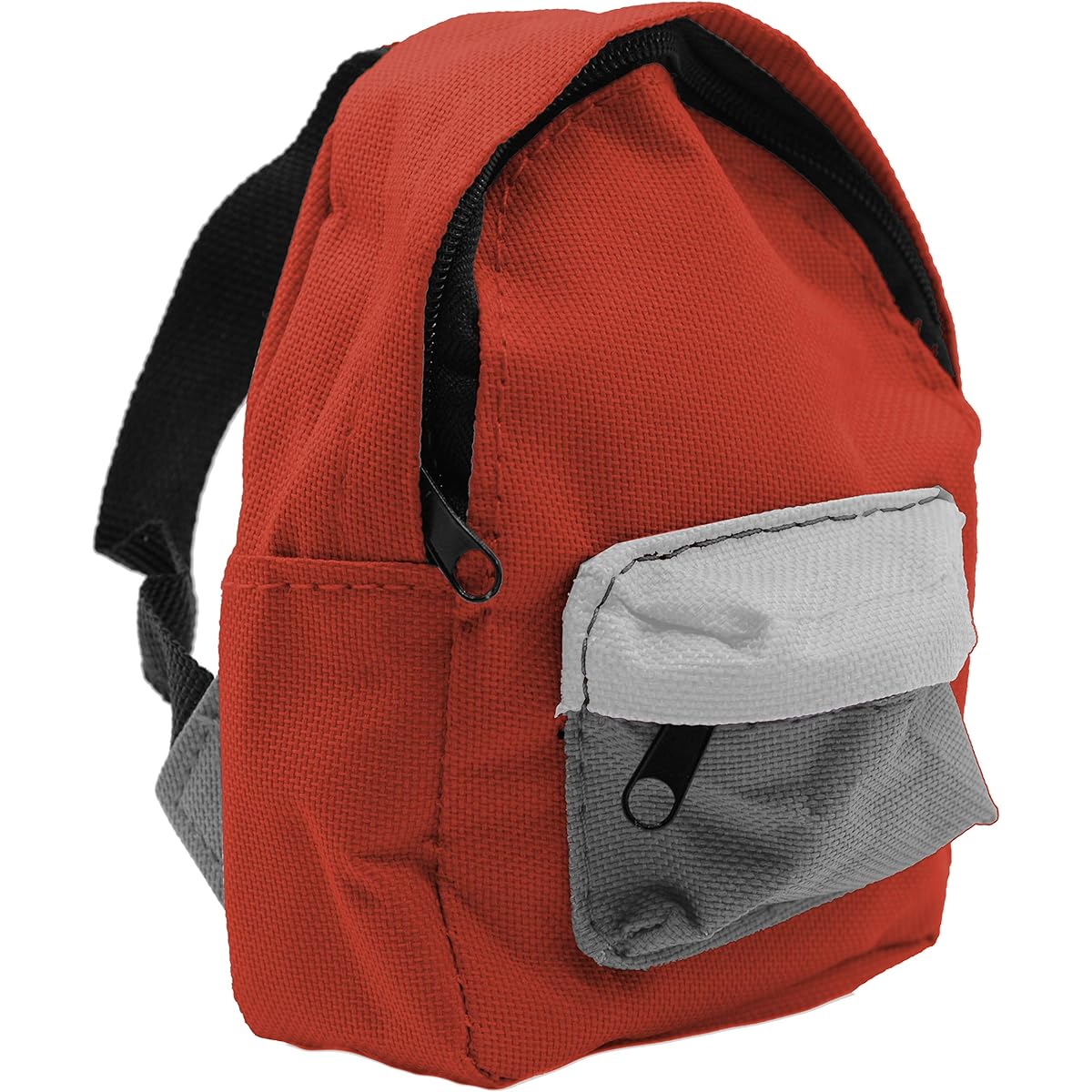 Teak Tuning Fingerboard Backpack Case Red - 5" x 3.75" - Miniature Canvas Bag for Tuning Travel & Storage