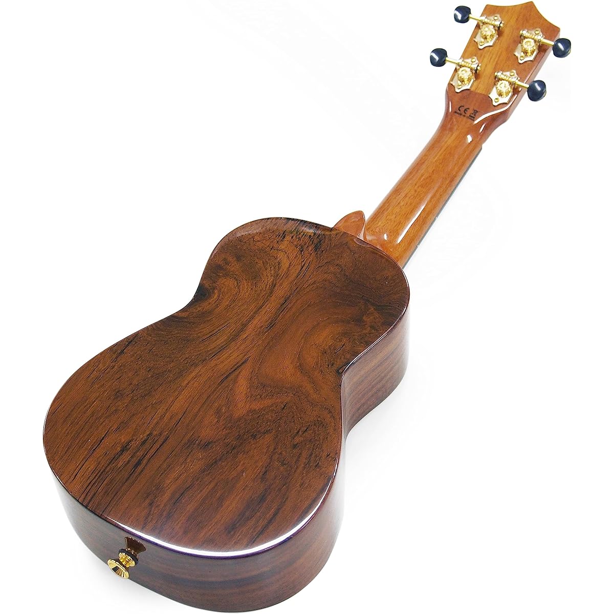 Aria Ukulele AU-1HK Soprano Hawaiian Koa Solid Wood 10th Anniversary Limited Edition Tuner and Gig Bag Included [Outlet Product] (u)