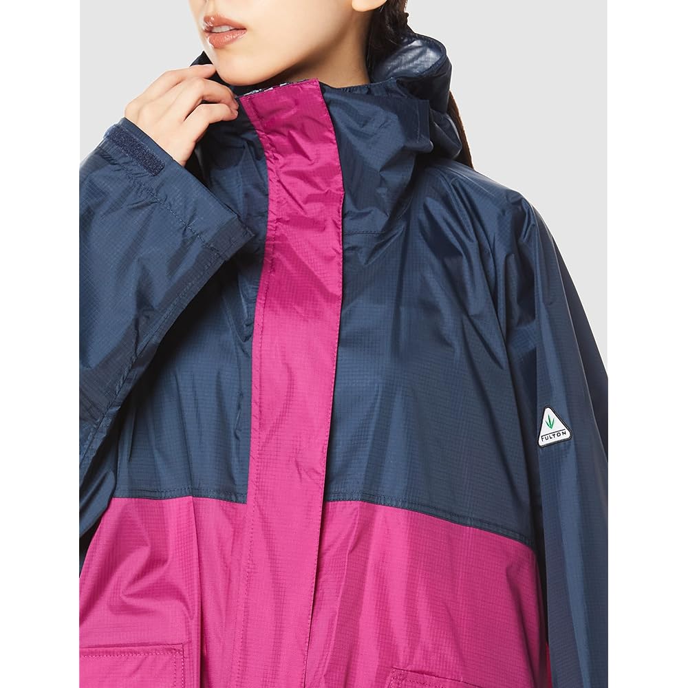 [Fulton] Rain Goods MOONBAT Nylon Lip Bicolor Poncho with Seam Tape Women's Men's Gift Present 13171