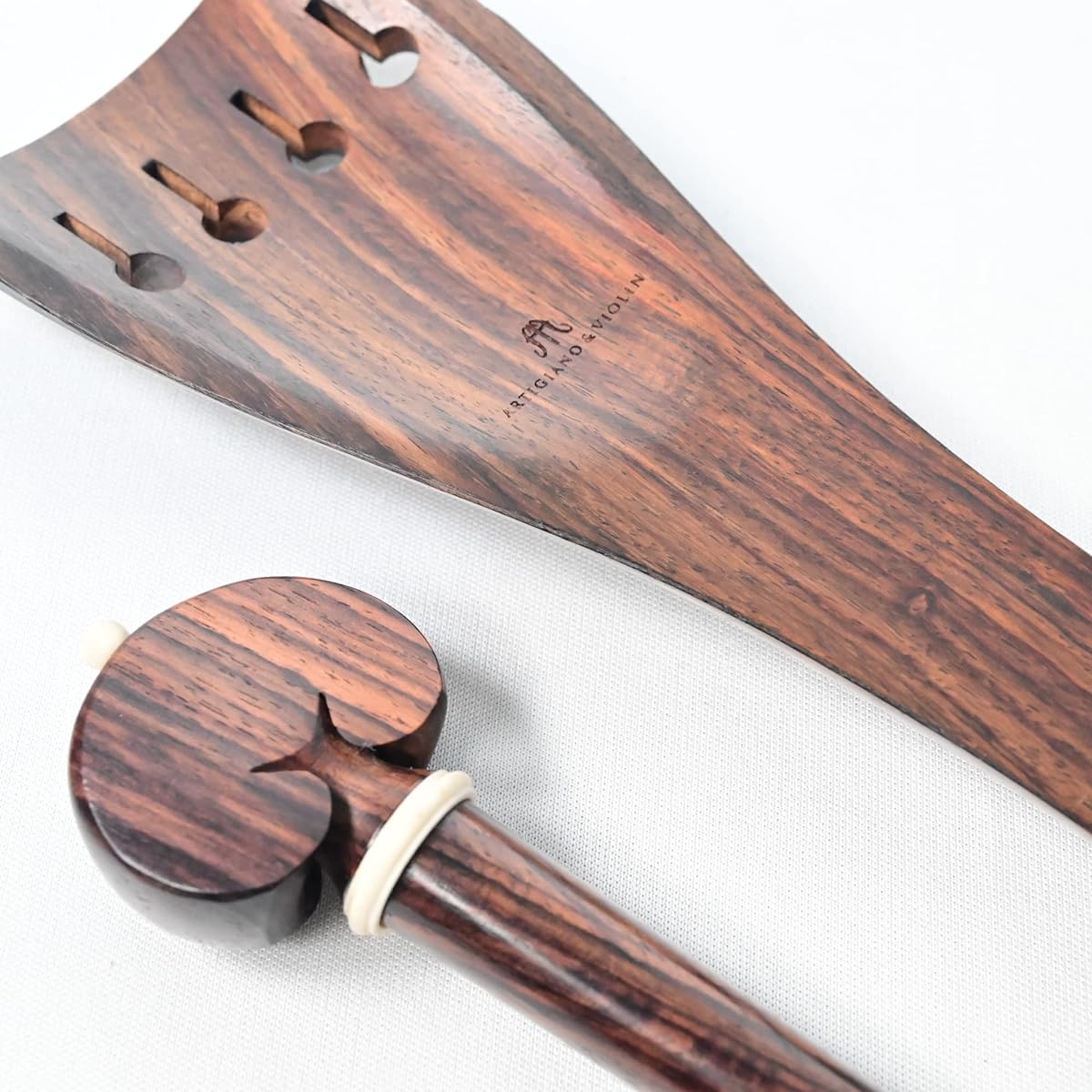 ARTIGIANO&VIOLIN Cello Tailpiece Peg Fitting Set French Style Rosewood