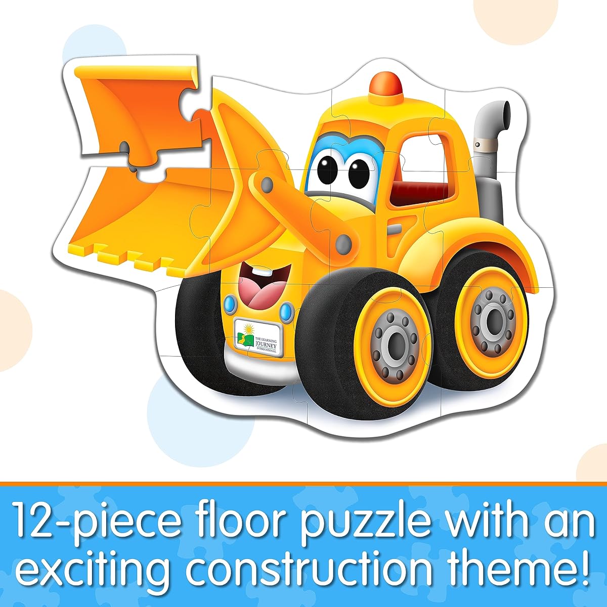 Learning Journey International - My First Big Vehicle Floor Puzzle - Bargains - Toddler Puzzles & Gifts Ages 2+ Multicolor