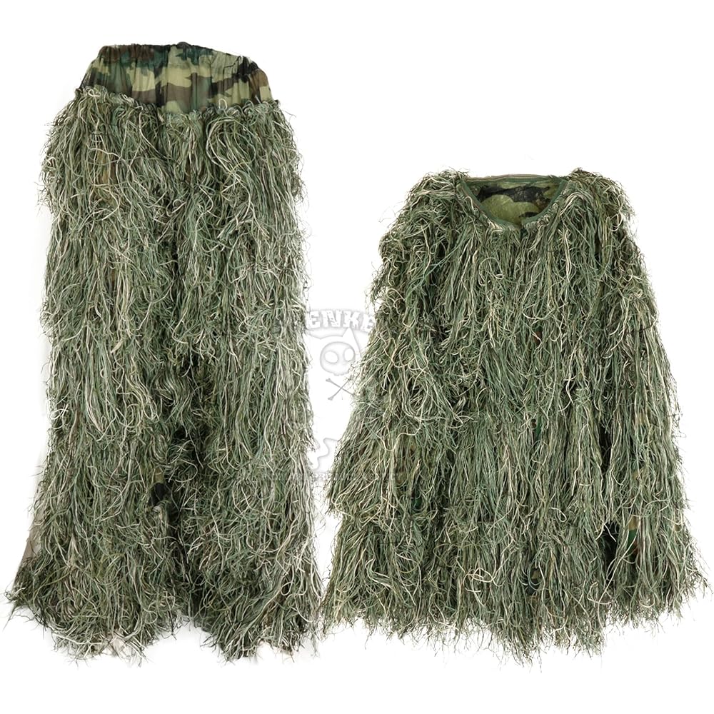 SHENKEL stealth ghillie suit green camouflage forest camouflage ghillie suits sniper/hunter ghillie-001wl