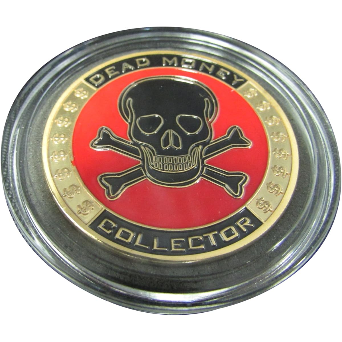 MRC Poker Hand Painted Poker Card Guard Cover Protector - Dead Money Collector