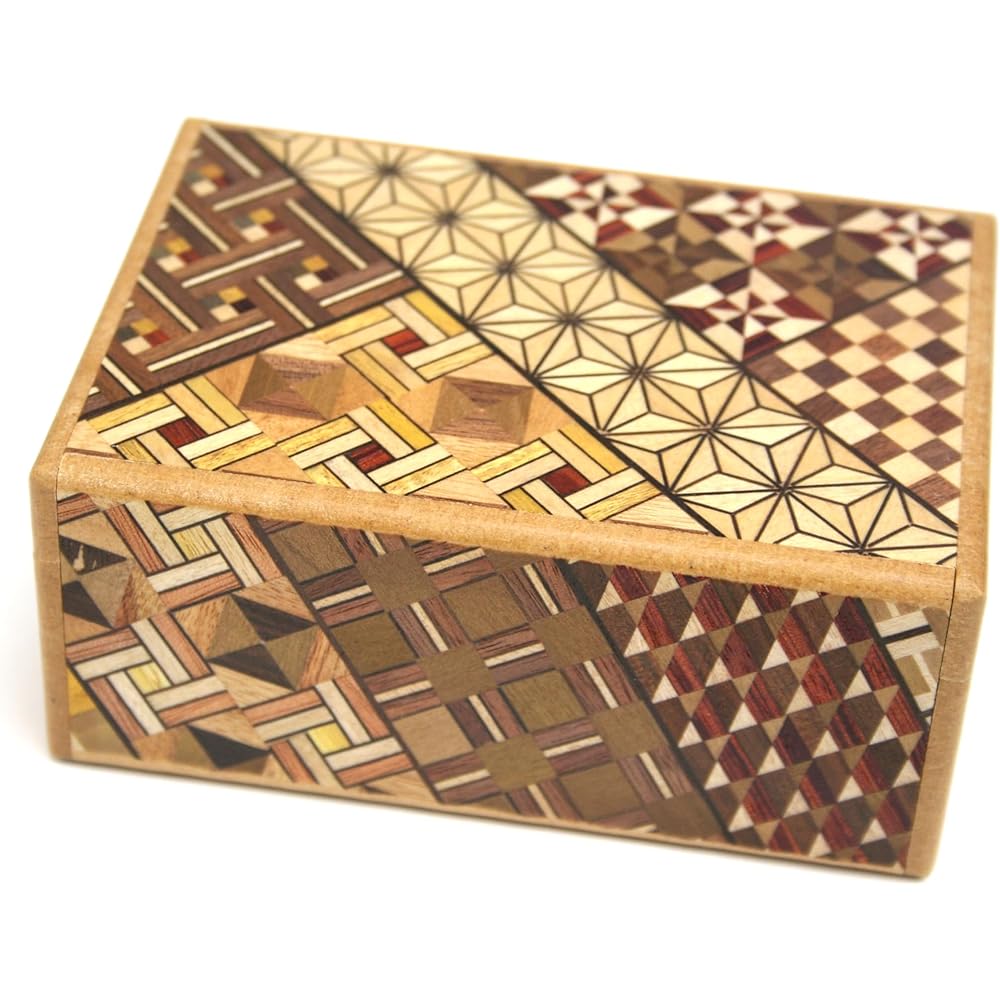 Hakone marquetry secret box 12 times trick