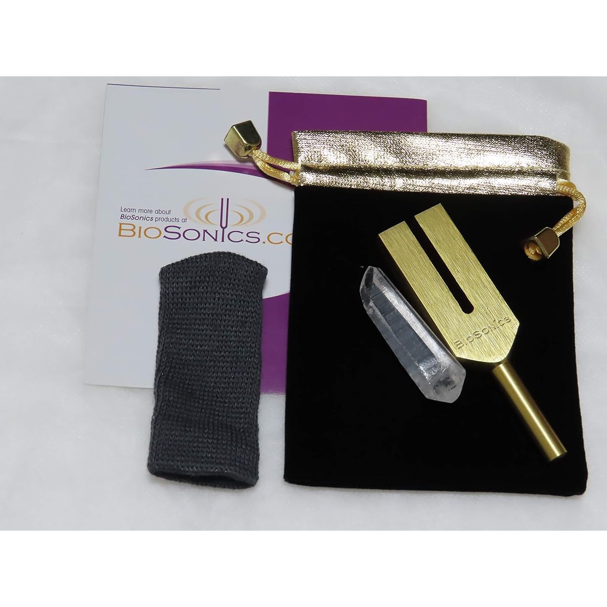 Golden Lemurian tuner 4096Hz made by the highest peak BIOSONICS (Lemurian seed/Japanese manual included)
