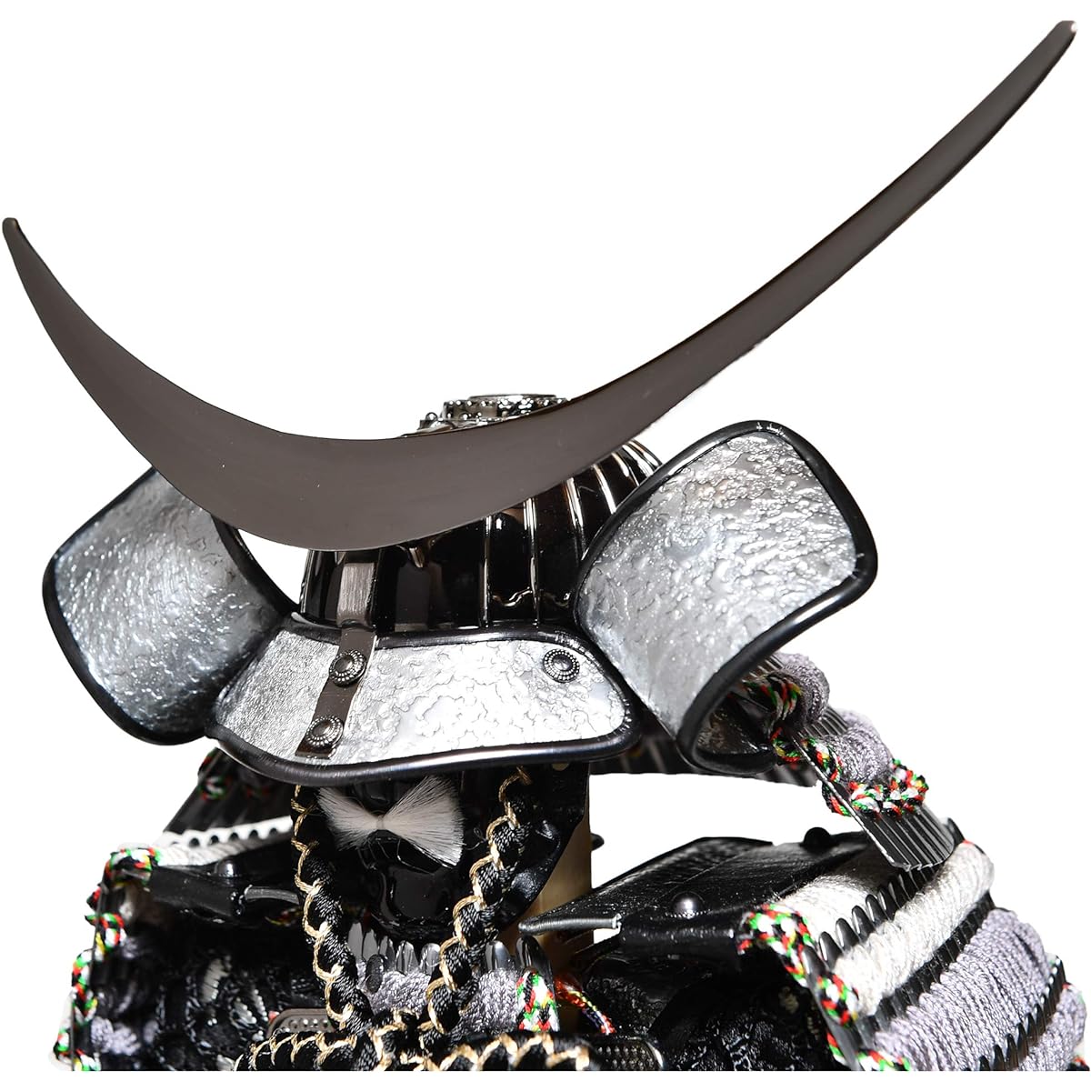[May Doll] No. 4 Smoked Silver Date Masamune Armor Acrylic Case Decoration {With Music Box}: Made by Yoshifusa [Armor Decoration in Case] [Armor Case Decoration]