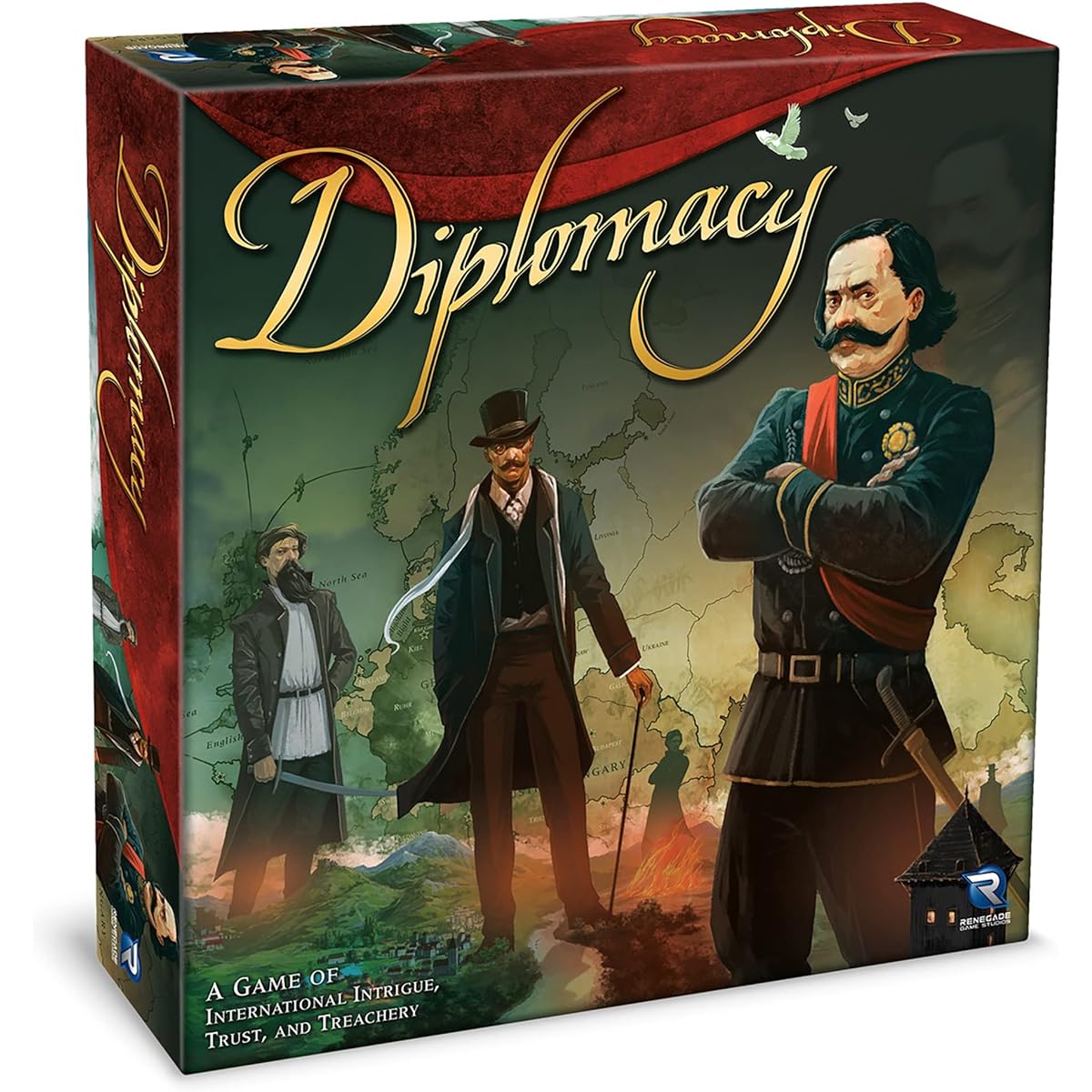 Renegade Game Studios | Diplomacy | Strategy board game for 2-7 players, ages 12 and up, quick start rules included