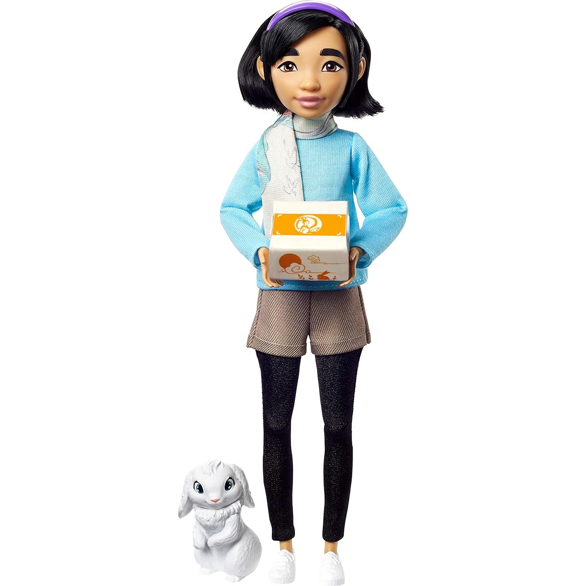 Netflix’s Over The Moon, Fei Fei Doll (9-inch) with Bungee Figure, Fashion Doll with Removable Outfit, Great Gift for Kids Ages 5Y+