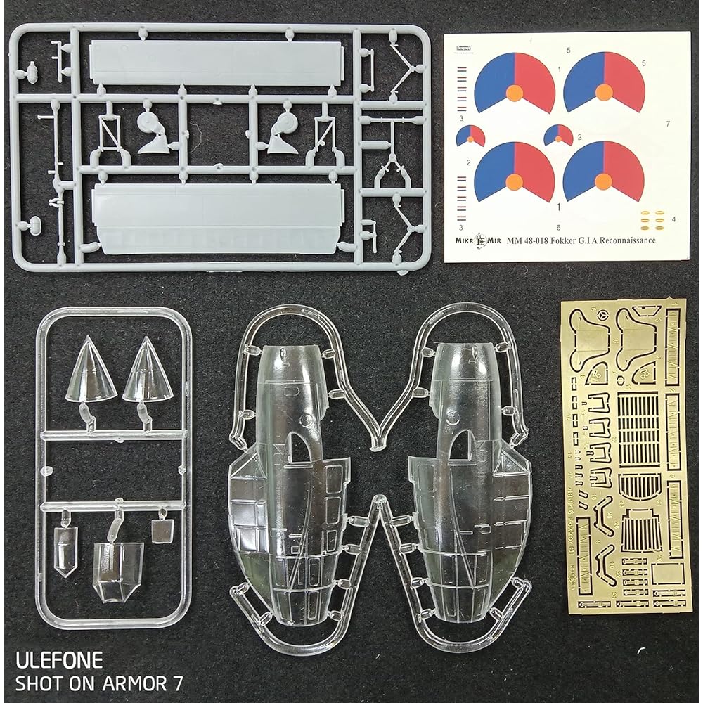 Micromil 1/48 Dutch Air Force Fokker G-1A prototype twin-engine reconnaissance aircraft type plastic model MKR48-018