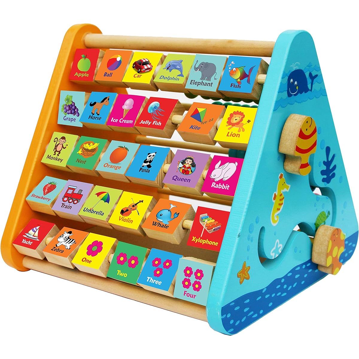 Toys of Wood Oxford Wooden Activity Centre - Activity Triangle